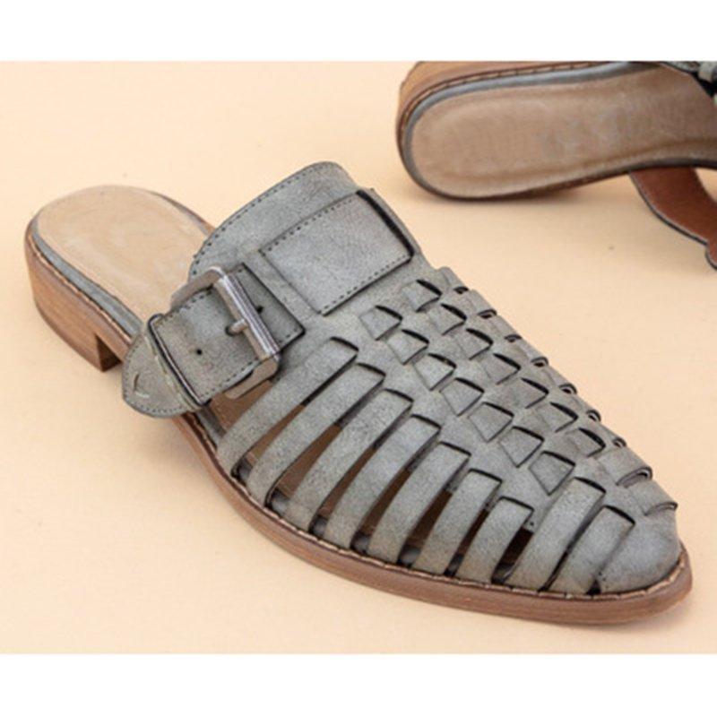 Women Casual Mule Sandals Slip On Shoes Slippers