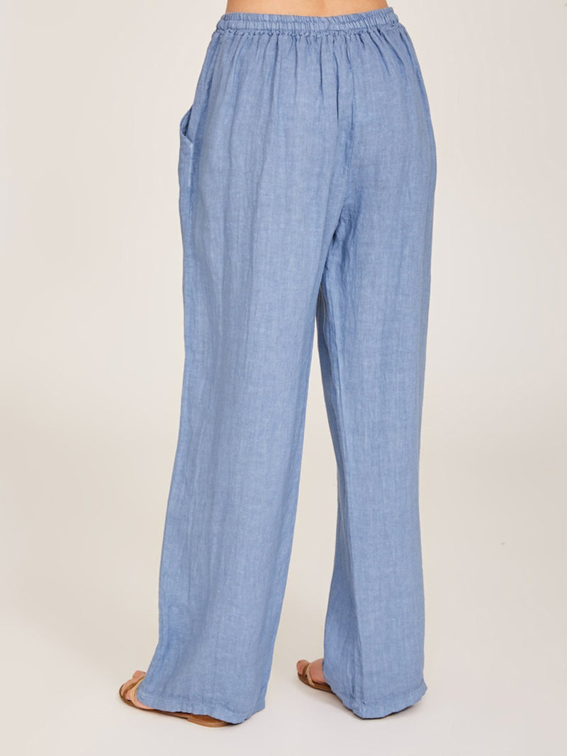 Wommer Solid Wide Leg Pants